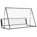 2 In 1 Soccer Rebounder Football Goal 202x104x120 Cm Steel