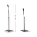 Set Of 2 112cm Surround Sound Speaker Stand - Black