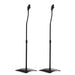 Set Of 2 112cm Surround Sound Speaker Stand - Black