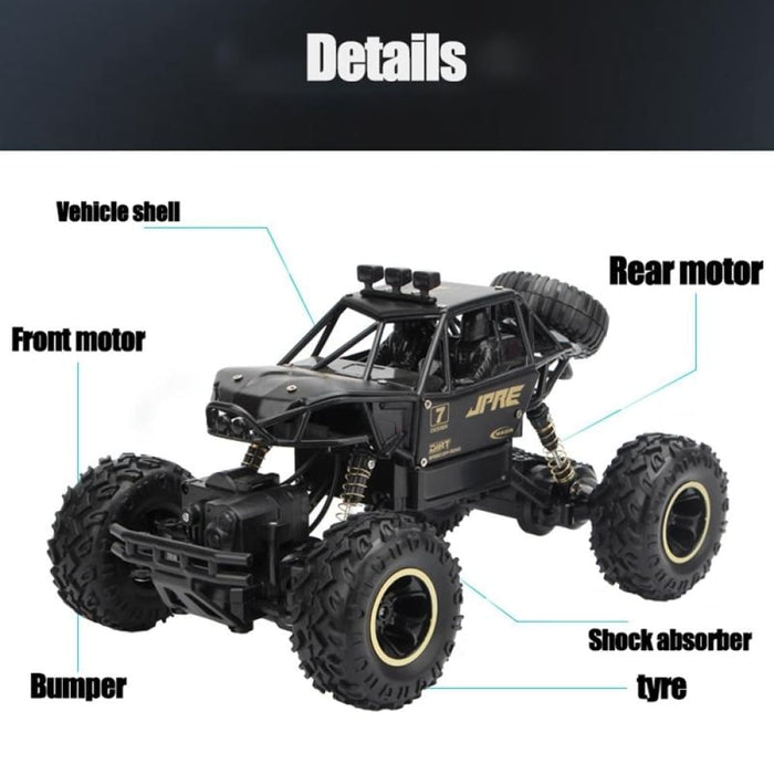 2.4ghz 4wd Double Motors Off Road Climbing Car Remote