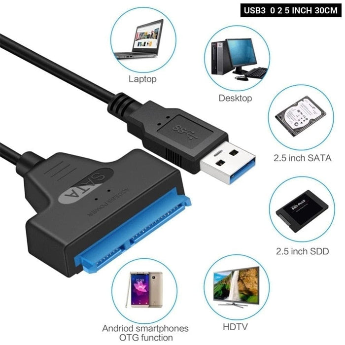 2.5 Inch Hard Disk Adapter Cable Usb Easy Drive Line Sata22