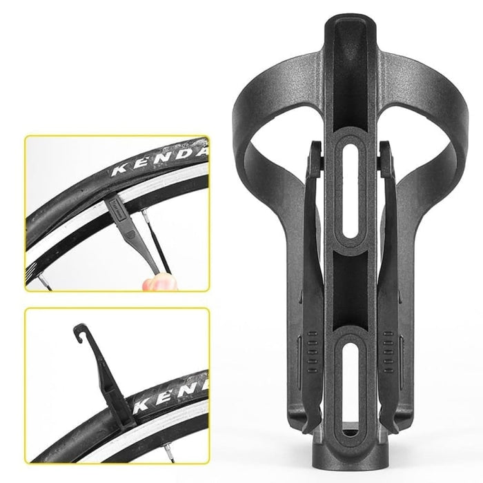 2 In1 Bicycle Water Bottle Cage With Tire Levers