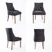 2 Set Black (charcoal) French Provincial Dining Chair Amour