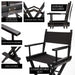 2 Set Black Folding Tall Chair Dark Humor Movie Director