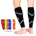 2 Pcs Calf Compression Leg Sleeves For Pain Relief Running