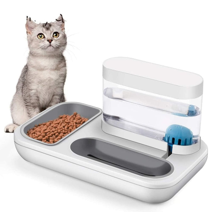 2 In1 Detachable Anti-spill Food Water Feeder Bowl