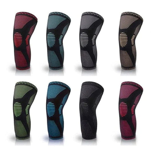 2 Pcs Elastic Nylon Sport Compression Knee Sleeves