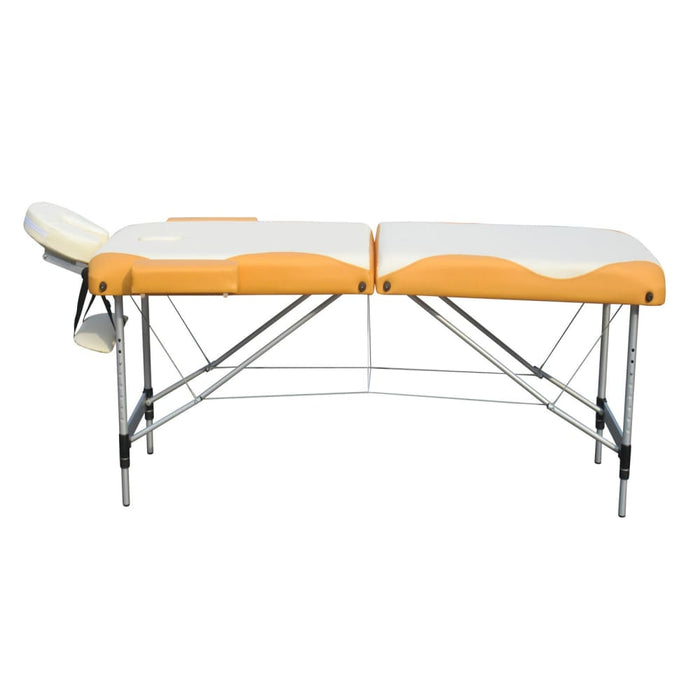 2 Fold Portable Aluminium Massage Table Bed Beauty Therapy