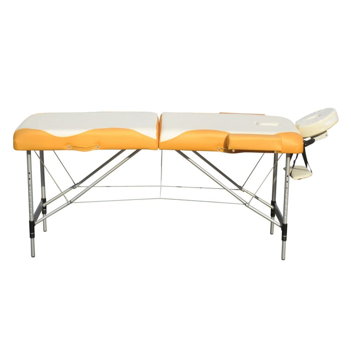 2 Fold Portable Aluminium Massage Table Bed Beauty Therapy