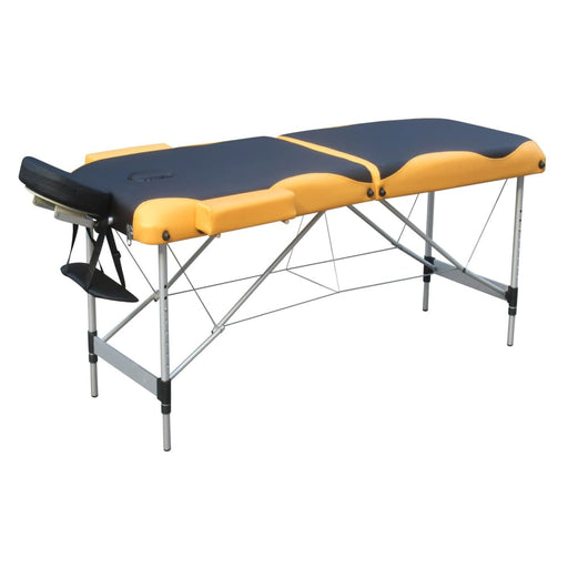 2 Fold Portable Aluminium Massage Table Bed Beauty Therapy