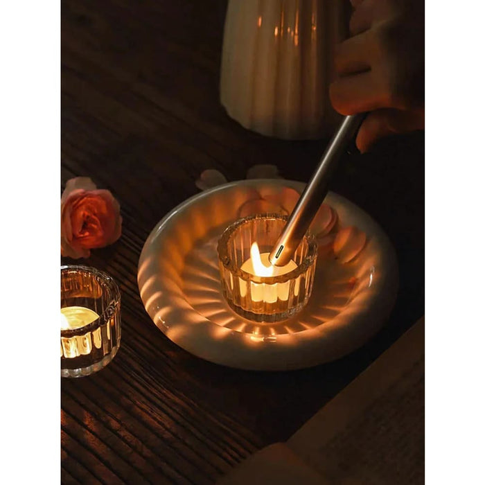 2 Glass Tealight Holders For Home Decor