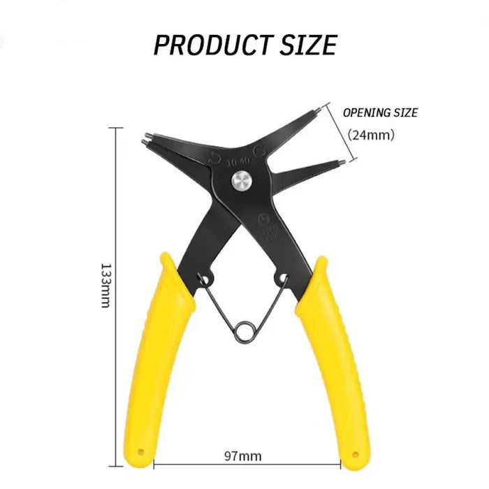 2 In1 Internal And External Dual Purpose Spring Pliers