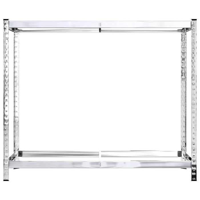 2-layer Tire Rack Silver 110x40x110 Cm Steel Opxnko