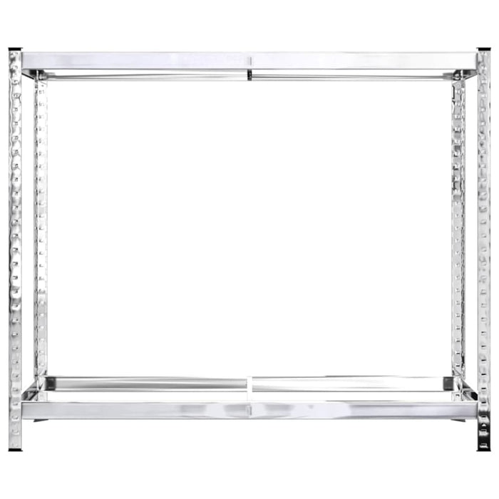 2-layer Tire Racks 2 Pcs Silver 110x40x110 Cm Steel Opxnkx