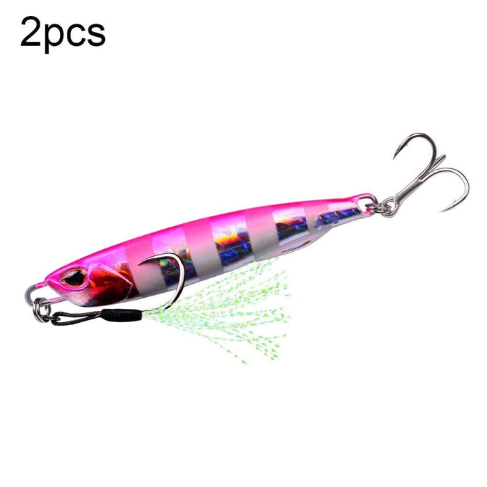 2 Metal Sea Fishing Bait 40g Simulation Proberos Lf103