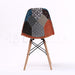 2 Set Multi Colour Retro Dining Cafe Chair Dsw Fabric