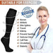 2 Pairs Compression Stockings Promote Blood Circulation