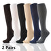 2 Pairs Compression Stockings Promote Blood Circulation