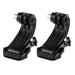 2 Pcs Vertical Surface j Hook Buckle Mount Set For Action