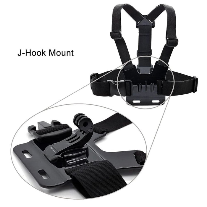 2 Pcs Vertical Surface j Hook Buckle Mount Set For Action