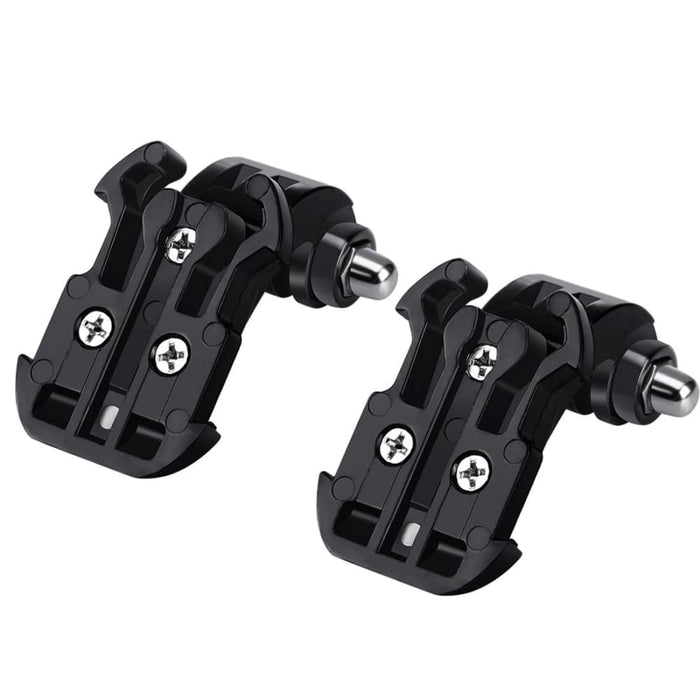 2 Pcs Vertical Surface j Hook Buckle Mount Set For Action