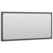 2 Piece Bathroom Furniture Set Glossy Look Grey Chipboard