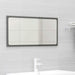 2 Piece Bathroom Furniture Set Glossy Look Grey Chipboard