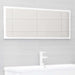 2 Piece Bathroom Furniture Set Glossy Look White Chipboard