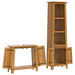 2 Piece Bathroom Furniture Set Solid Wood Pine Txxtapl