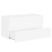 2 Piece Bathroom Furniture Set White Chipboard Nbankb