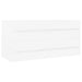 2 Piece Bathroom Furniture Set White Chipboard Nbanpa