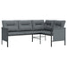 2 Piece Garden Lounge Set Anthracite Steel Tlxnob