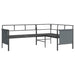 2 Piece Garden Lounge Set Anthracite Steel Tlxnob