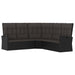 2 Piece Garden Lounge Set With Cushions Black Poly Rattan