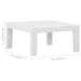 2 Piece Garden Lounge Set With Cushions Plastic White Topnpx