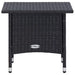 2 Piece Garden Lounge Set With Cushions Poly Rattan Black