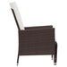 2 Piece Garden Lounge Set With Cushions Poly Rattan Brown