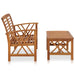 2 Piece Garden Lounge Set Solid Acacia Wood Tobxix