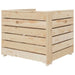 2 Piece Garden Pallet Lounge Set Wood Aktal