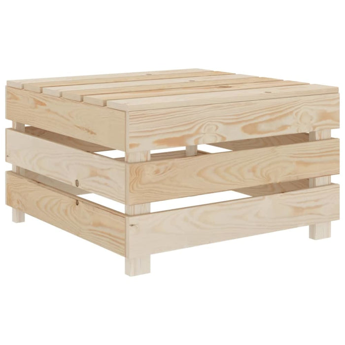 2 Piece Garden Pallet Lounge Set Wood Aktal