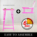 2 Set Pink Folding Tall Chair Dark Humor Movie Director 75cm