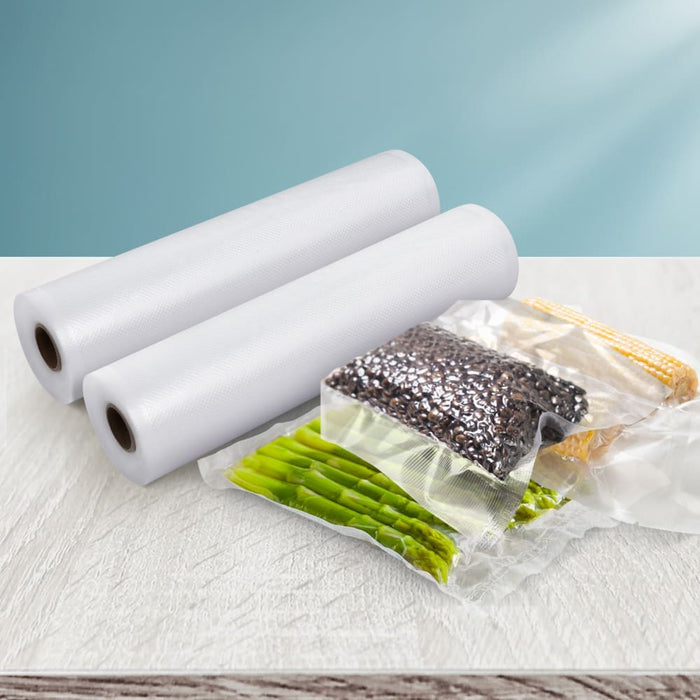 Goslash Picks 2 Rolls Food Vacuum Sealer Bags Storage Saver