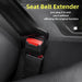 2 Pcs Safety Thick Car Seat Belt Insert Socket Extender