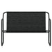 2-seater Garden Bench With Cushion Anthracite Steel Tlaobl