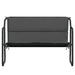 2-seater Garden Bench With Cushion Anthracite Steel Tlaobl