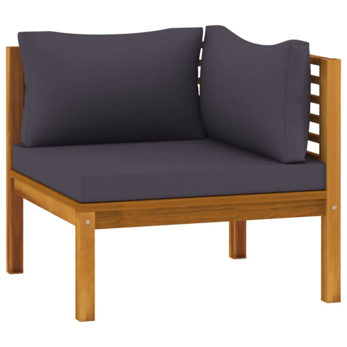 2-seater Garden Sofa With Cushion Solid Wood Acacia Tbnlnkk