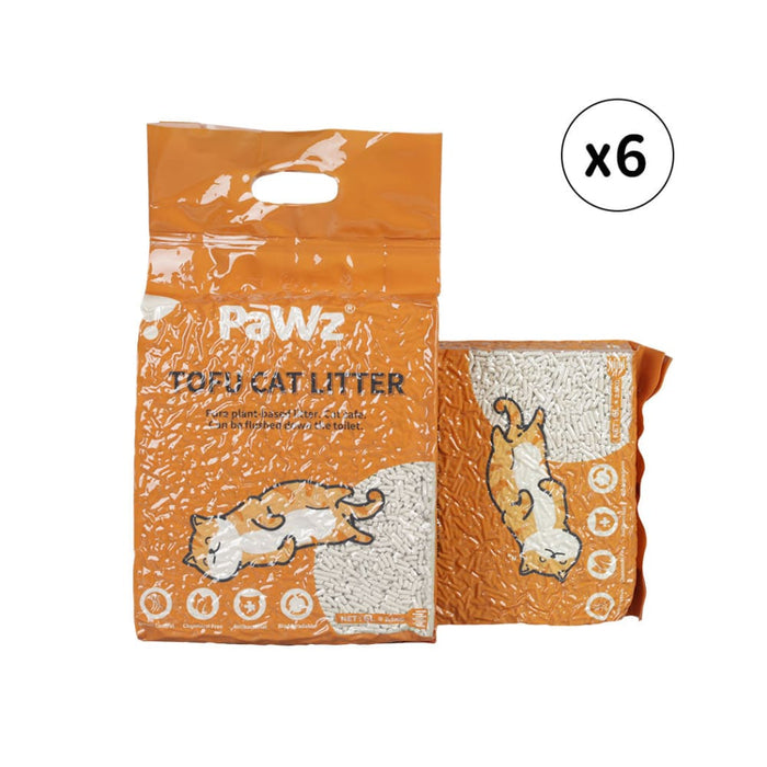 Goslash Picks 2.5kg Tofu Cat Litter Clumping Flushable Fast