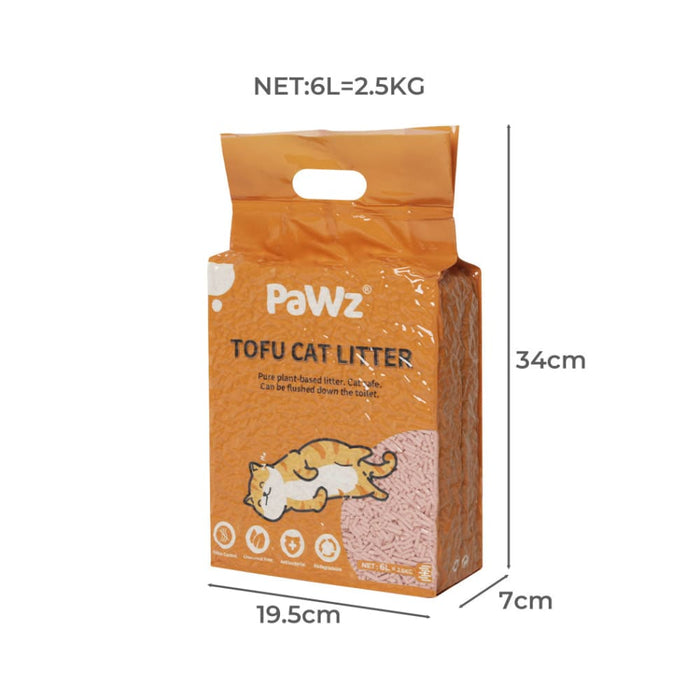 Goslash Picks 2.5kg Tofu Cat Litter Clumping Flushable Fast