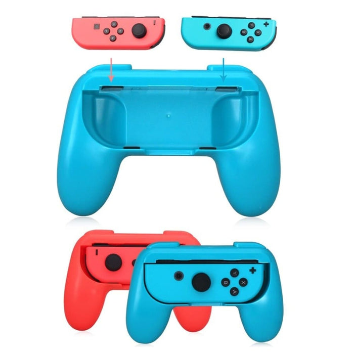 2 Pcs Wear-resistant Hand Holder Game Controller Handle Kit