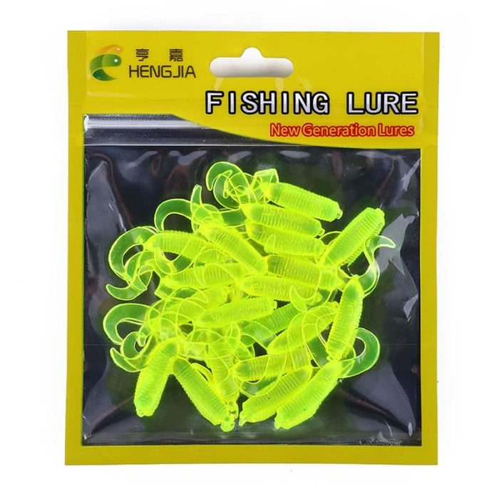 20 Double Tailed Soft Bait For Sea Fishing